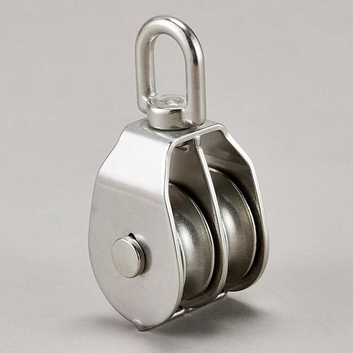 エスコ (ESCO) 25mm 滑車(ステンレス製/2車) EA987SM-64