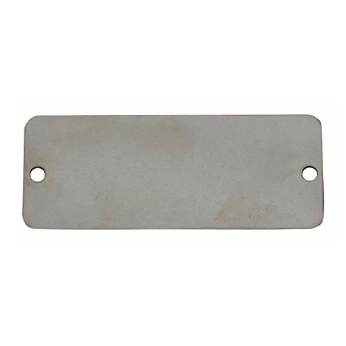 エスコ (ESCO) EA591HD-26 25x76mm タグブランク(ステンレス 長四角/10枚) EA591HD-26