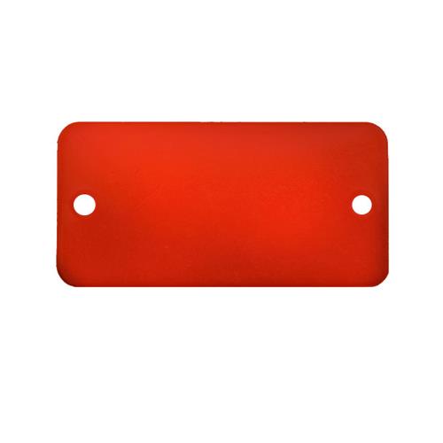 エスコ (ESCO) EA591HD-83A 25x76mm タグブランク(アルミ 長四角 レッド 5枚) 5PACKセット orangetool-11935630 Orange Tool Tokiwa パッケージ画像