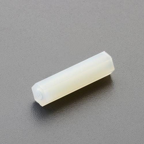 エスコ (ESCO) EA949XB-2 M3x 8.0mm 六角雌ねじスペーサ(ナイロン/100個