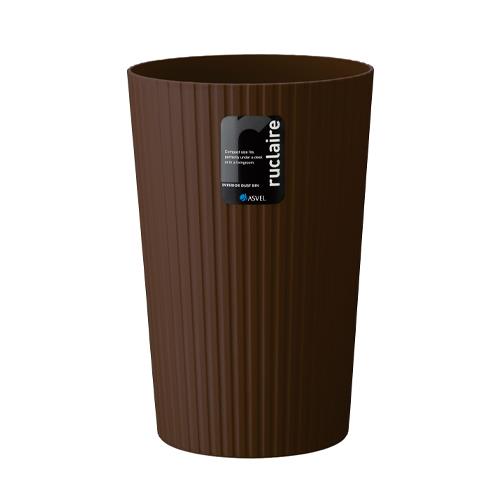 乐天商城 - エスコ (ESCO) EA995AA-602 φ195x280mm/ 6L ダストボックス(丸型/茶/6個) EA995AA-602 【2SETセット】
