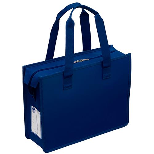 エスコ (ESCO) EA927AS-23A 275x355x110mm オフィス用トートバッグ(ネイビー) EA927AS-23A 【3個セット】
