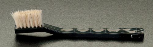 エスコ (ESCO) EA109AW-1 11x183mm 耐静電プラスチックハンドルブラシ(馬毛) EA109AW-1 【9本セット】