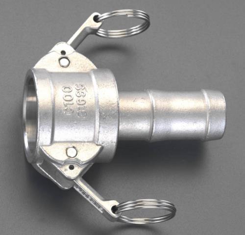 仕様：●サイズ…1・1/4”●適合ホース内径…32mm●材質…本体、ハンドル：ステンレス(SUS316)パッキン：ニトリルゴム●耐圧…1MPa(10kgf/c)●適合相手…EA462DR・EA462DS・EA462DT・EA462DV●使用温度範囲…-40〜95℃●用途…エアー、水●※同じサイズ同士でしかはめ合いません。●重量(g)…600●化学、石油化学産業、製鉄、食品プラントetc幅広くご使用いただけます。商品画像に関する注意事項：●画像に数字等の情報が入っている場合は、　品番末尾が対象商品の画像となります。