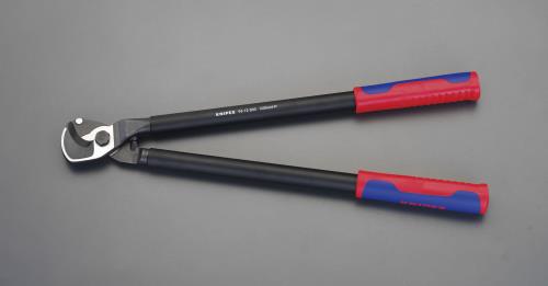 仕様：●メーカー:KNIPEX(クニペックス)●型番:95 12 500●ハンドル:コンフォート●仕上:磨き(黒表面処理)●切断能力:銅線(多芯):φ27(150mm2)●全長:500mm●重量:1090g●材質:カッターヘッド:クロムバナジウム鋼ハンドル:高強度アルミパイプ●適切なテコ比と特殊な刃の形状により、少ない力で作業できます。ケーブルを変形させず、綺麗に切断することができます。●スクリュージョイントは調節可能です。●銅およびアルミの単線・複合線を切断することができます。●挟み込み防止により、指が挟まれるのを防ぎます。商品画像に関する注意事項：●画像に数字等の情報が入っている場合は、　品番末尾が対象商品の画像となります。