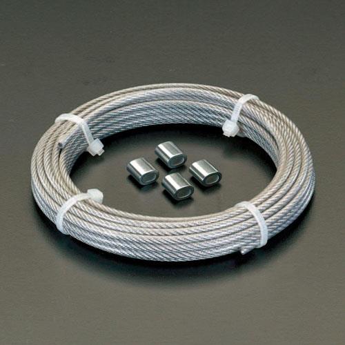 樂天商城 - エスコ (ESCO) EA628SL-13 1.5/2.0mmx20m/7x7 ステンレスロープ(ナイロン被覆) EA628SL-13 【3本セット】