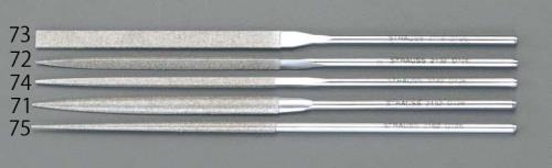 エスコ (ESCO) EA826VJ-71 140mm/#100 ダイヤモンドニードル鑢(半丸) E