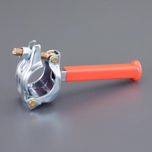 エスコ (ESCO) EA948TE-20 φ42.7/φ48.6mm ステップクランプ(ラバーコーティング) EA948TE-20 【4個セット】(4)