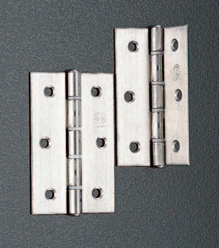 エスコ (ESCO) EA951CK-64 64x 42 mm 厚口丁番(ステンレス製/2個) EA951CK-64 【6袋セット】