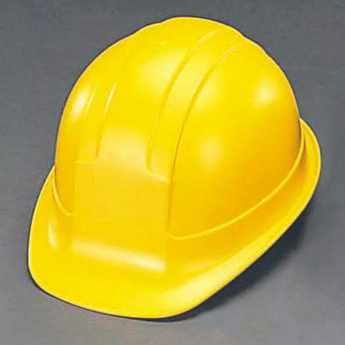 エスコ (ESCO) EA998AC-2 ヘルメット(黄) EA998AC-2 【3個セット】