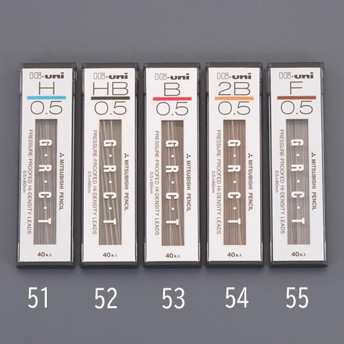 エスコ (ESCO) 0.5mm[HB]シャープペンシル替芯(40本) EA765MF-52