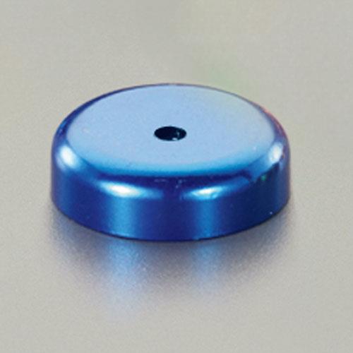 エスコ (ESCO) EA781EM-55 φ40x8mm /M6 / 52kg 超強力マグネット(青) EA781EM-55 【3個セット】