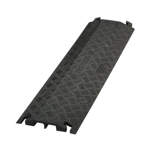 樂天商城 - エスコ (ESCO) EA983PF-6 914x273x38.1mm ケーブルプロテクター(2溝/ブラック) EA983PF-6