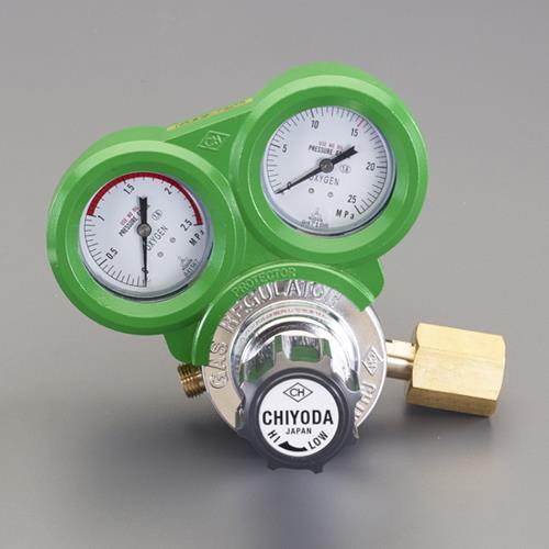 エスコ (ESCO) 酸素調整器(関東式・雌ネジ/保護カバー付) EA316AA-2A