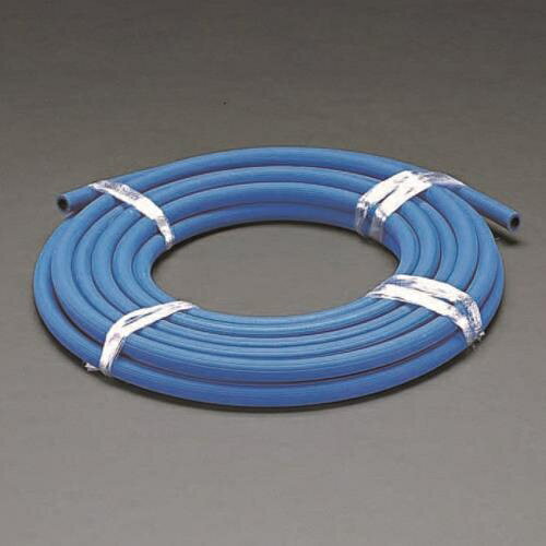 エスコ (ESCO) EA125-10 6.3/13.2mmx10m 酸素ホース(青/ゴム製) EA125-10 【2巻セット】