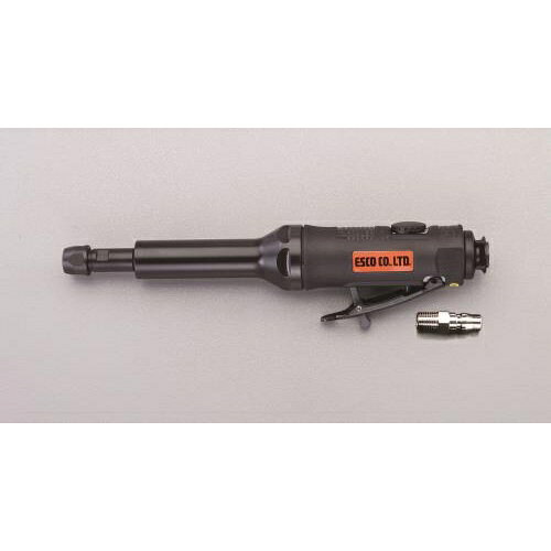 仕様：●全長:280mm●使用コンプレッサー:2.2kw●重量:760g●使用圧力:0.6MPa●エアー消費量:300L/min●無負荷回転数:22,000rpm●吸入口:Rc(PT)1/4”●チャックサイズ:6mm●プラグ付●スパナ付●低騒音タイプ(騒音レベル:80dB)商品画像に関する注意事項：●画像に数字等の情報が入っている場合は、　品番末尾が対象商品の画像となります。