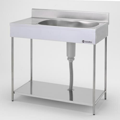 樂天商城 - エスコ (ESCO) EA468EF-101 800x460x840mm 一槽水切シンク(簡易型/SUS) EA468EF-101