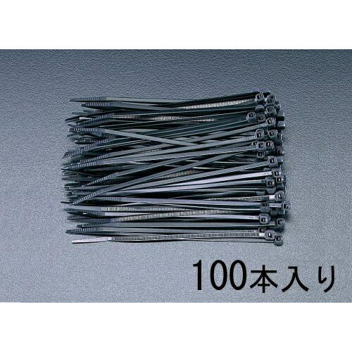 樂天商城 - エスコ (ESCO) EA475B-380 380x 7.6mm 結束バンド(耐候性/100本) EA475B-380 【2袋セット】