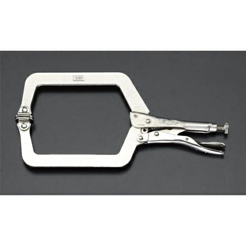 仕様：●材質:スチール●全長:225mm●口の開き:0~112mm●口の深さ:121mm●口幅:90mm●重量:400g●解除レバーを下に押し下げると、顎部分が開きます。●グリップ力を調整する時はノブを回して調整してください。商品画像に関す...