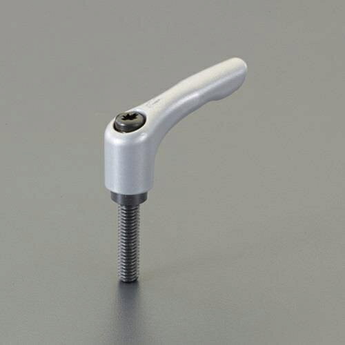 エスコ (ESCO) EA948C-133 M10x30mm 雄ねじクランプレバー(シルバー) EA948C-133 ...