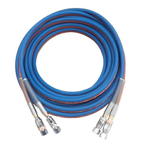 エスコ (ESCO) (5+5mm)x 10m カプラ付ツインホース EA300AC-10A