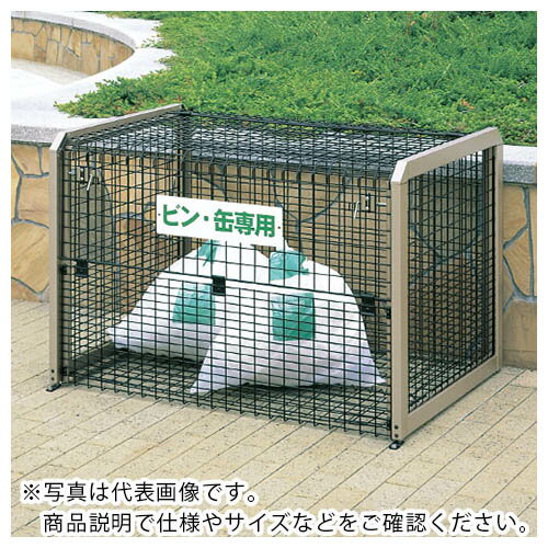 乐天商城 - 四国化成 四国化成　ゴミストッカーMS2型　側面パネルタイプ　900Lタイプ GSMS2P-1508BK ( GSMS2P1508BK )