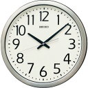 【SALE価格】SEIKO 防湿・防塵型オフィスクロック 直径381×40 金属枠 ( KH406S ) セイコーウオッチ(株)クロック