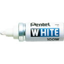 PENTEL ホワイト太字(工業用マーカー) ( X100-WD ) ぺんてる(株)