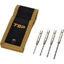 TOP 鉄工ドリル4本セット ( ETD-2035DKS ) トップ工業(株)