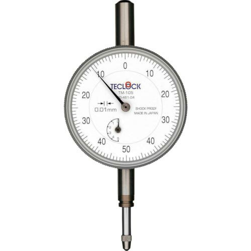 TECLOCK 標準型ダイヤルゲージ 測定範囲0~5mm ( TM-105 ) (株)テクロック