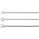 【SALE価格】ニッサチェイン ステンカットワイヤー 1.0×1500mm 片ボール付 ( Y-505 ) (株)ニッサチェイン