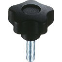 ELESA スターノブ(オネジ)40×45 M8 ( STK40X45N ) (株)イマオコーポレーション