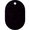 【SALE価格】TRUSCO 小判札 大 60X40mm 5枚入 黒 ( THFL-BK ) トラスコ中山(株)