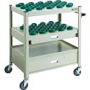 TRUSCO TCW型ツーリングワゴン HSK40A専用 57個 スライド棚引出し付 NG色 ( TCW-TF02DC-NG ) トラスコ中山(株)