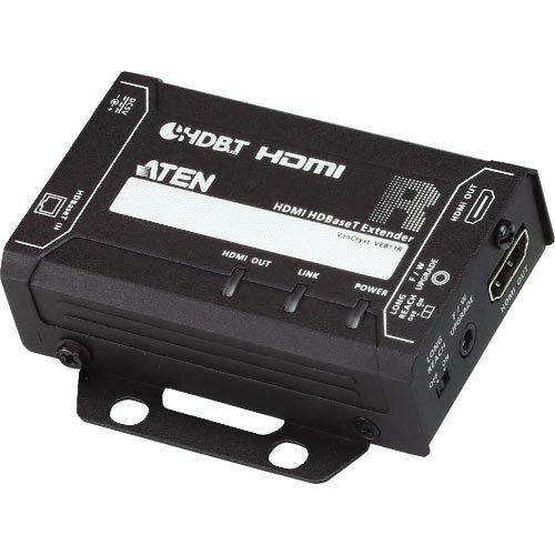 ATEN　ビデオ延長器　HDMI／4K／コンパクトモデル／HDBaseT／1080pロングリーチモード対応 ( VE811 ) ATENジャパン（株）