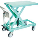 TRUSCO ハンドリフター 500kg 600X900 グリーン ( HLFA-E500G ) トラスコ中山(株)