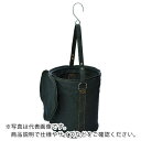 TRUSCO 電工バケツ 240X300 ファスナー蓋付き Sフック大付 ブラック ( TADB-240FF ) トラスコ中山(株)