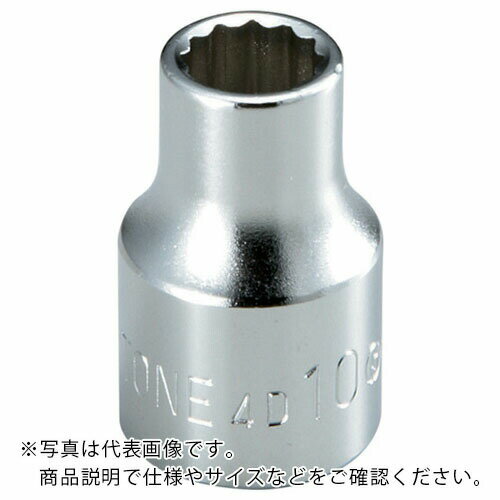 TONE ソケット(12角) 対辺寸法12mm 全長35mm ( 4D-12 ) TONE(株)