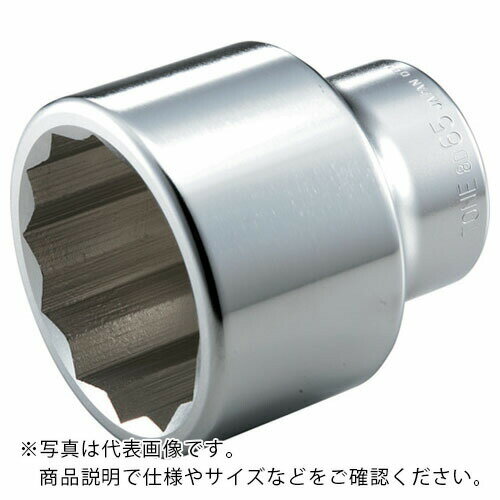 TONE ソケット(12角) 対辺寸法60mm 差込角25.4mm ( 8D-60 ) TONE(株)