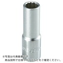 TONE ディープソケット(12角) 対辺寸法16mm 全長54mm ( 3D-16L ) TONE(株)