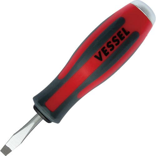 VESSEL グリップドライバー メガドラ貫通ドライバーショートタイプ 930 -6×38 ( 930-6-38 ) (株)ベッセル