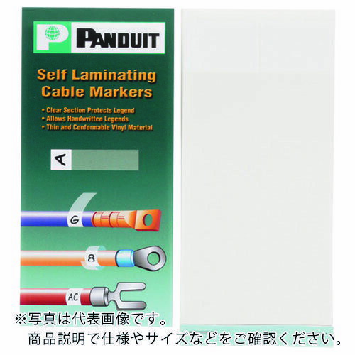 PANDUIT 書き込み用セルフラミネートタイプマーカーブック ( PSCB-5Y ) パンドウイットコーポレーション