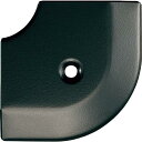 ASSIST 床金物20-112LBLヘの字押えコーナー アルミブラック 出隅 53×53mm ( 20-112LBL51 ) (株)アシスト