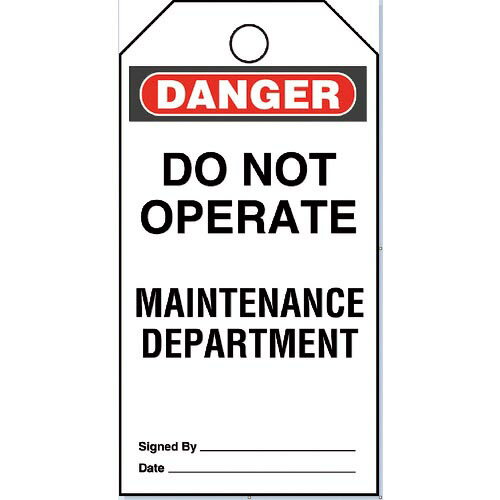 PANDUIT ( パンドウイット ) セーフティタグ DO NOT OPERATE ( PVT-44 )