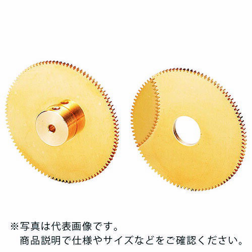 KG ( 協育歯車工業 ) 黄銅平歯車 形状A1 モジュール0.5 歯数100 ( S50B 100A-0212 )