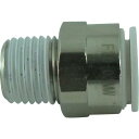 チヨダ ファイブメイルコネクタ W(白)10mm・R1/4 ( F10-02MW ) 千代田通商(株)