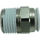 チヨダ ファイブメイルコネクタ W(白)12mm・R1/2 ( F12-04MW ) 千代田通商(株)
