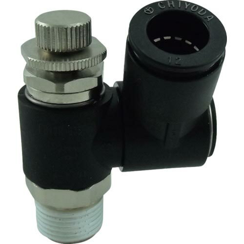 チヨダ ファイブスピードコントローラβ メーターアウト12mm・R3/8 ( FB12R-03SC-O ) 千代田通商(株)