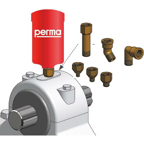 perma パーマNOVA 温度センサー付き自動給油器 SF01標準グリス125CC付 ( PN-S
