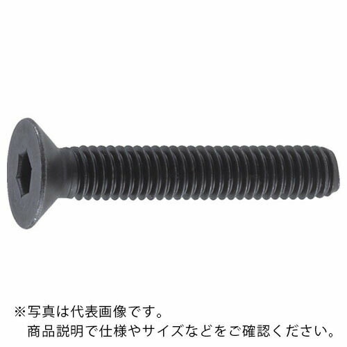 【スーパーSALE対象商品】TRUSCO　六角穴付皿ボルト　黒染め　全ネジ　M4×10　65本入 B73-0410 ( B730410 ) トラスコ中山（株）のサムネイル